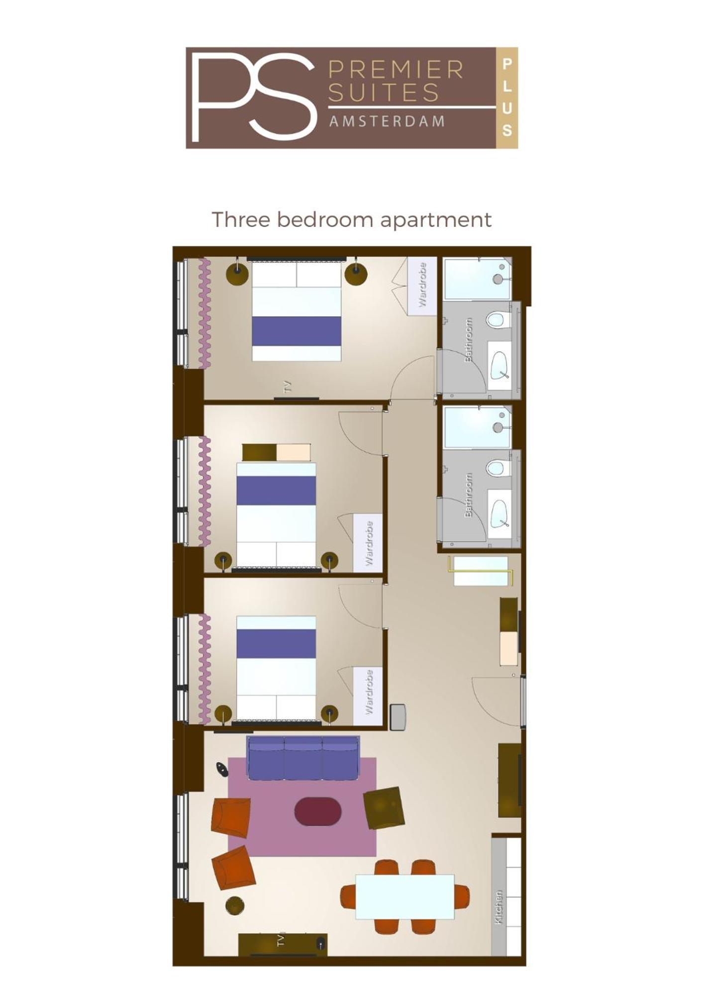 พรีเมียร์ สวีท พลัส อัมสเตอร์ดัม Aparthotel ห้อง รูปภาพ